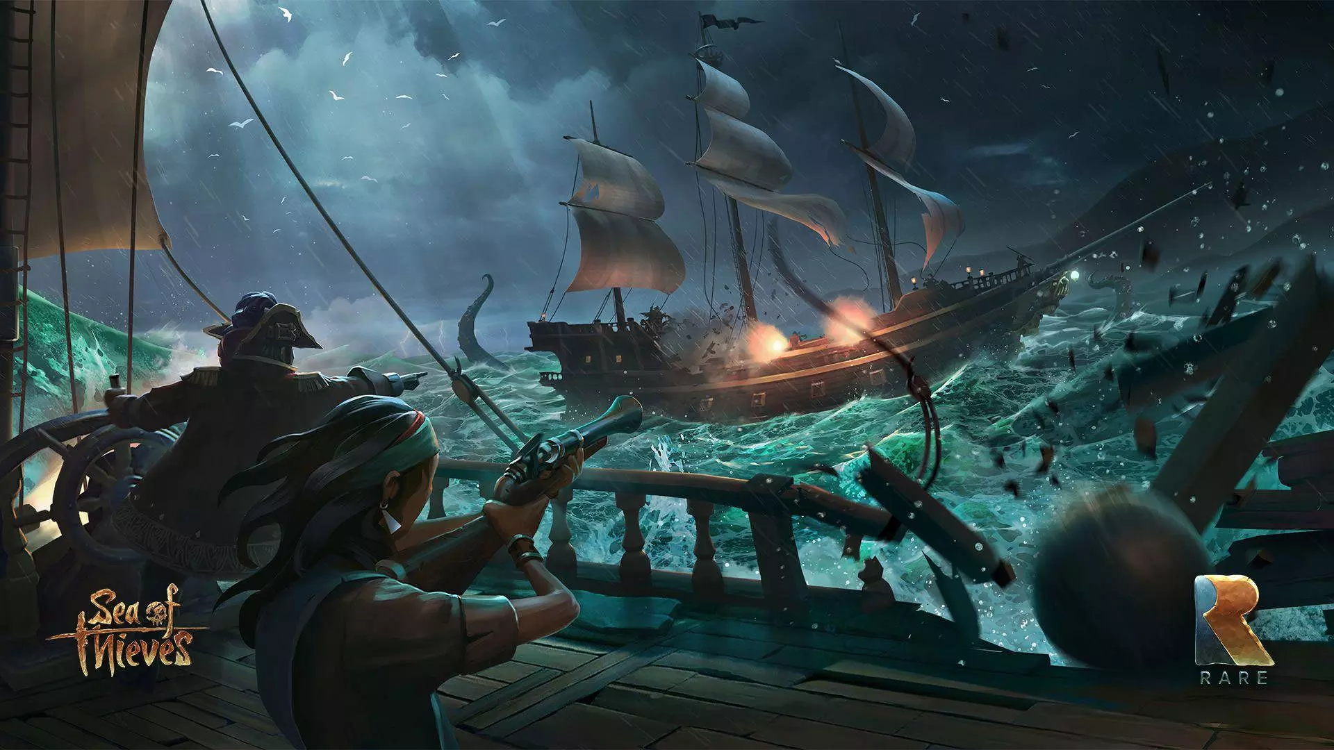 PS5 上的《盗贼之海》支持跨平台游戏