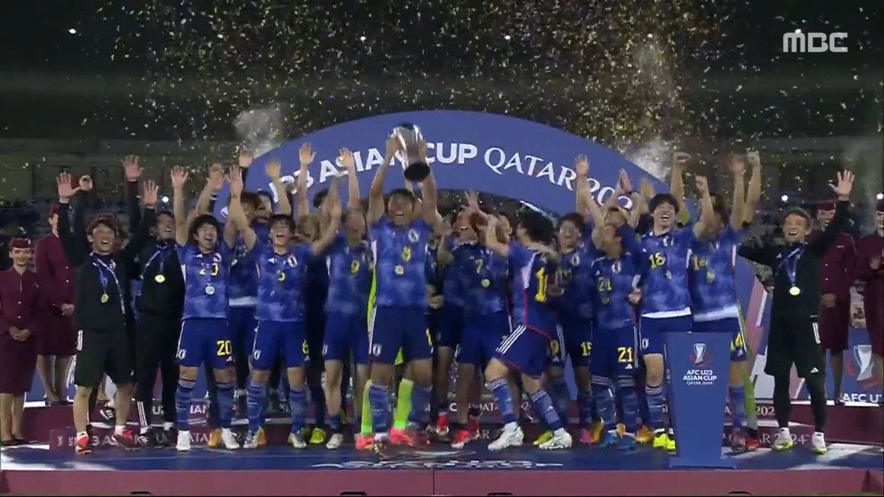 [体育视频]‘加时赛’日本队夺得U-23亚洲杯冠军’